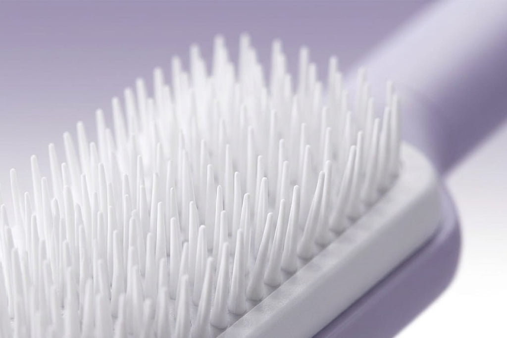 2-in-1 Self Cleaning Hair Brush